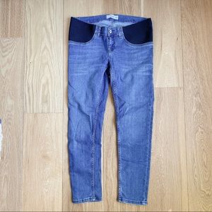 Mango maternity jeans medium blue size 27/small